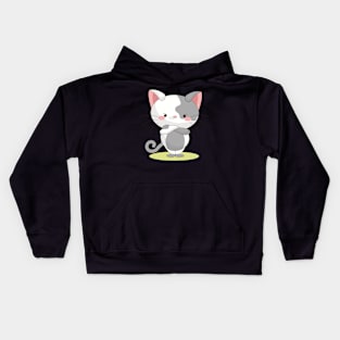 funny cats angry so cute Kids Hoodie